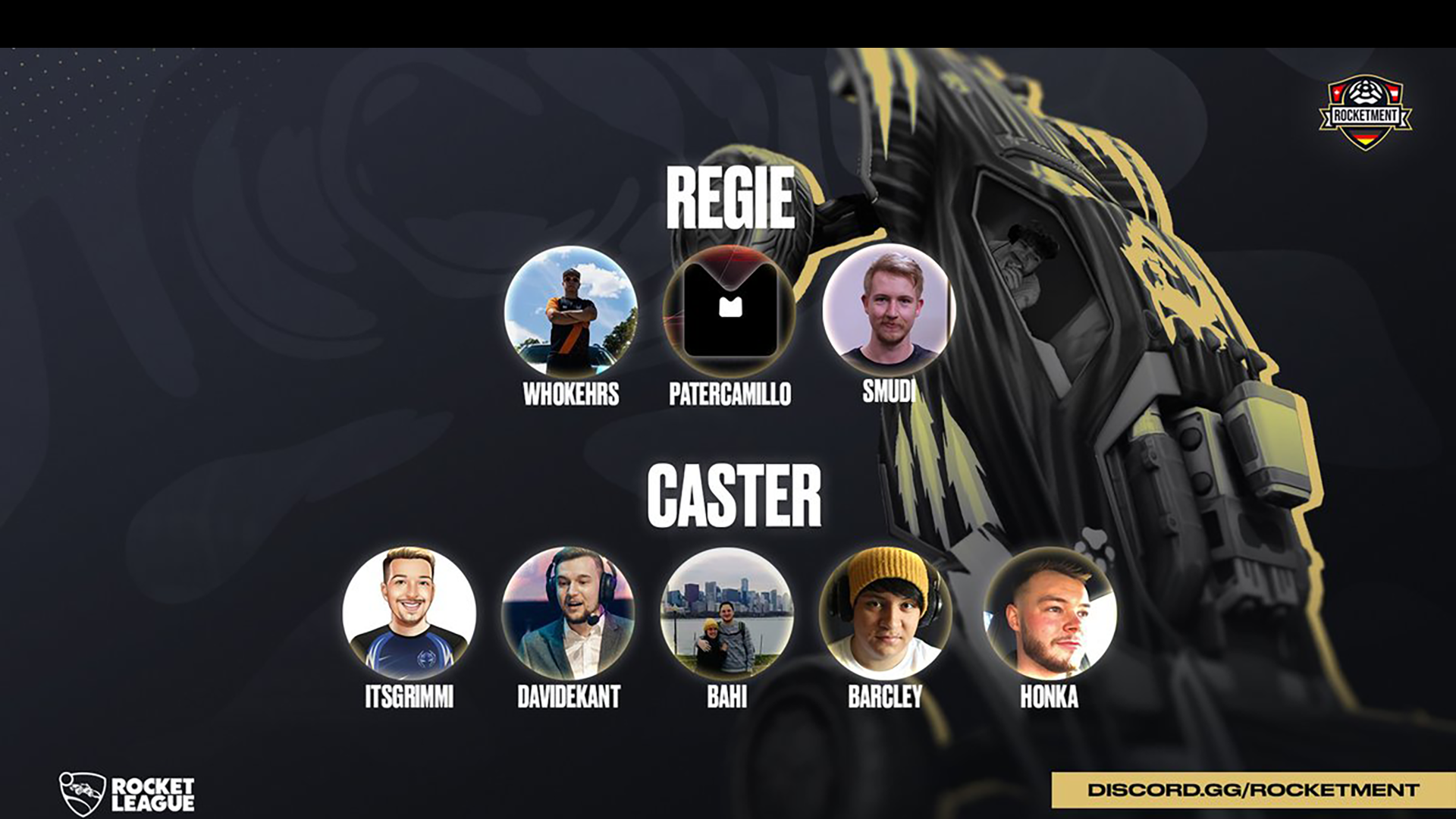 Hintergrundbild, Rocketment, Whokehrs PaterCamillo Smudi ItsGrimmi Davidekant Bahi Barcley Honka